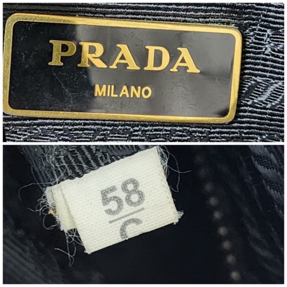 Authentic PRADA Tessuto Two-Way Boston Bag Black - Picture 4 of 13